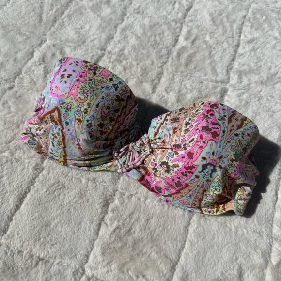 Victoria's Secret | "Byron Bay" Strapless Bikini Top | Size 34DD - Picture 3 of 11